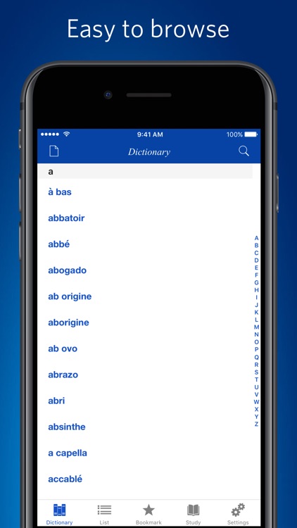 Foreign Words and Phrases Dictionary screenshot-0