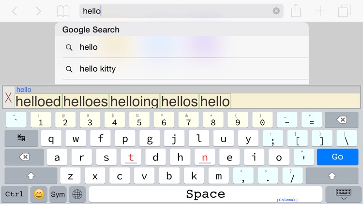 PC Keyboard - standard layout and colemak, dvorak screenshot-3