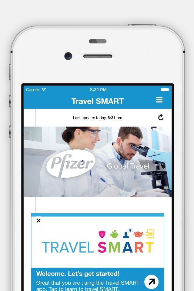 Travel Smart - Pfizer Travel screenshot 2