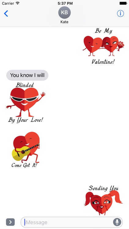 Heart 2 Heart - Valentine Love Stickers