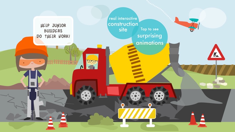 Junior Builders - Trucks and Construction Site