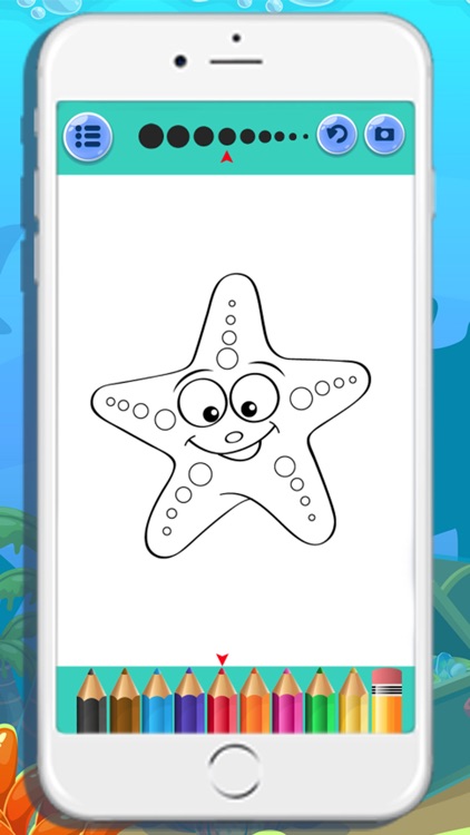 Sea animals coloring books for kids screenshot-4