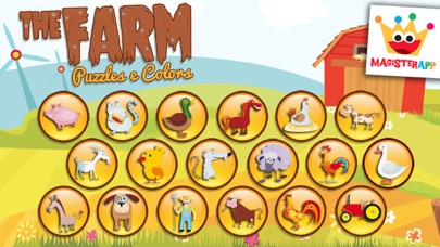 The Farm - Puzzles, Colors and Sounds Games for Kids Screenshot 1