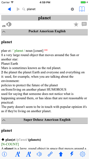 Super Deluxe American English Dictionary(圖2)-速報App