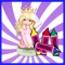 Chibi princess finger painting  is easy and fun for kids