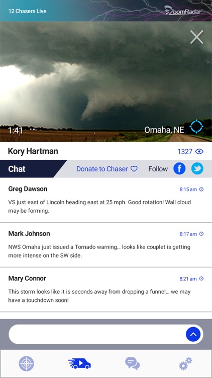 Zoom Radar Storm Chasers by Zoom Radar llc