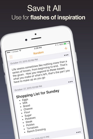 Quick Notes - Brainstorm Ideas & Remember Snippets screenshot 2