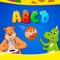 Children can practice to learn ABC with beautiful flash cards