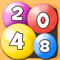 App Icon for 2048 Balls 3D App in Iceland IOS App Store