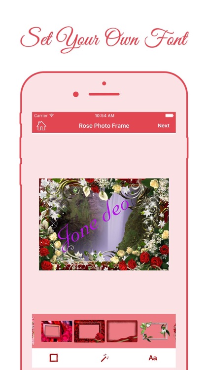 Rose Photo Frames:  Flower Photo Frame Editor