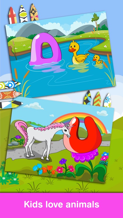 Anitrek Coloring - ABC & 123 learning app for Kids