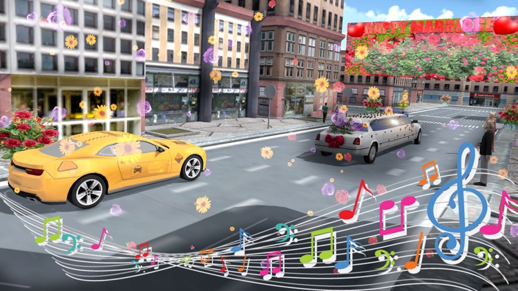 Limousine Car Wedding 3D Sim screenshot-4