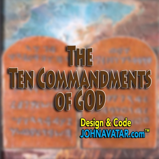 THE TEN COMMANDMENTS OF GOD. Icon