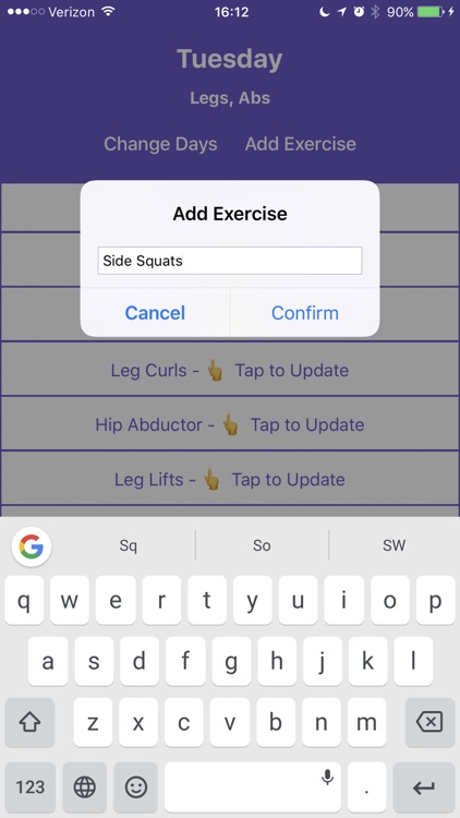 Gains | Offline Weight Lifting Tracker screenshot-3