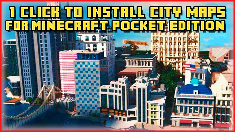 minecraft pe city maps