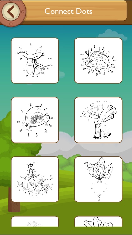 Coloring book: Kids learn to draw vegetables screenshot-3