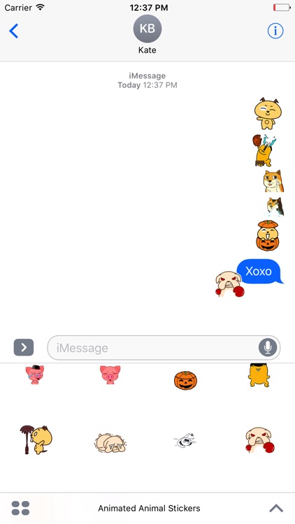 Animated Animal Stickers For iMessage screenshot-3