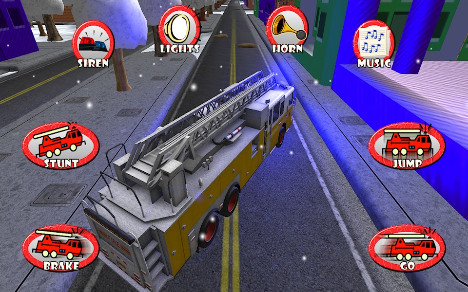 Fire Truck Race & Rescue! screenshot 4