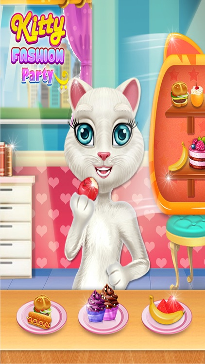 Kitty Fashion Party: Games for Kids screenshot-3