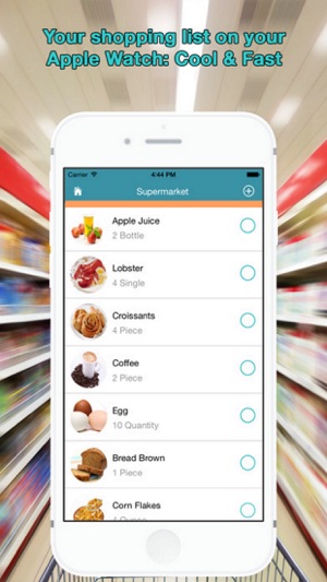 WatchList Pro. Grocery Shopping list on 