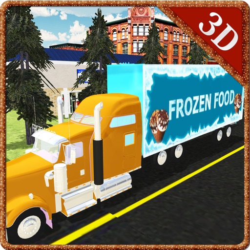 Frozen Food Truck Simulator & Delivery Simulator Icon