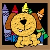 Dog Animal Coloring BookPages  For Kids