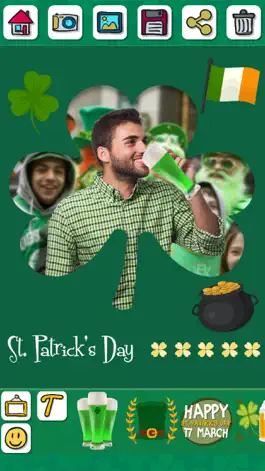 Game screenshot St. Patrick's Day photo editor – Frames & stickers hack