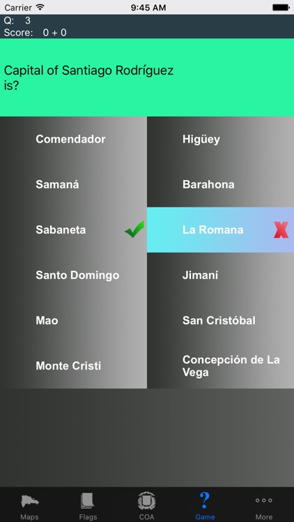 Dominican Republic Province Maps and Capitals screenshot-3