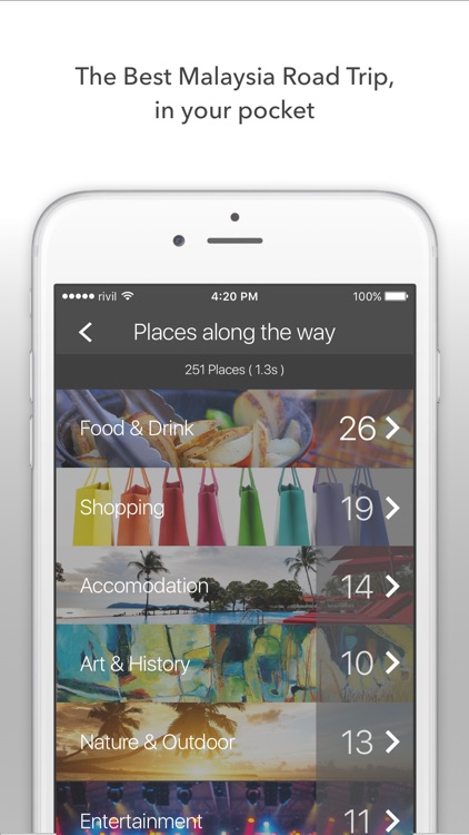 Rivil - Malaysia Road Trip App