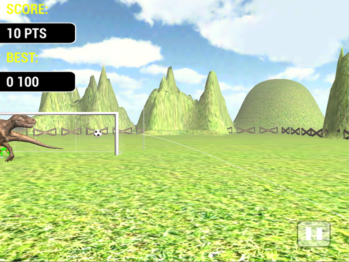 Dino Stadium Real FootBall Hot Shot