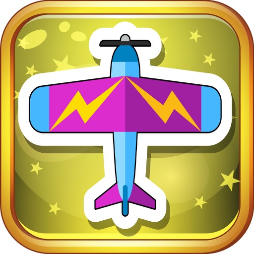 AeroPlane Coloring Book for Kids Preschool Learn iOS App
