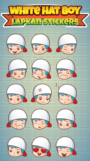 Sticker Me White Hat Boy(圖1)-速報App