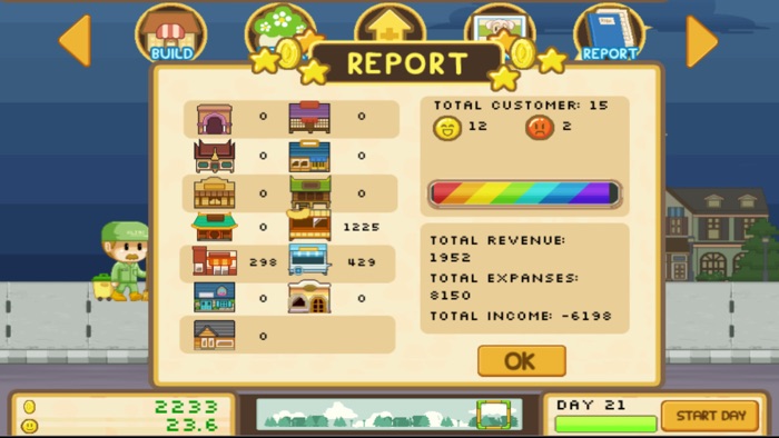 口袋商业美食街 模拟经营游戏