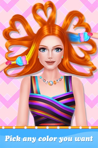 Hair Color Salon - Fashion Girls Style Makeover screenshot 3