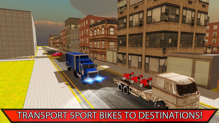 Sports Bike Transporter Truck