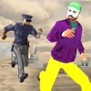 Crazy Killer Clown - City Rooftop Crime Escape 3D