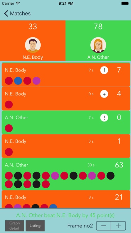 Snooker Score Master screenshot-3