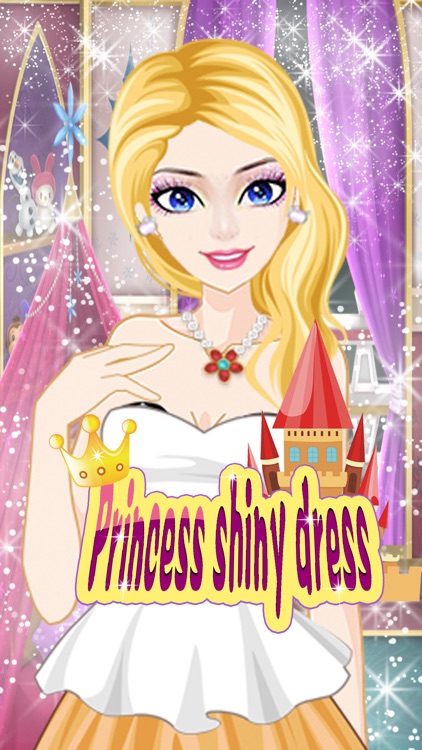 Princess shiny dress - Makeup plus girly games screenshot-3