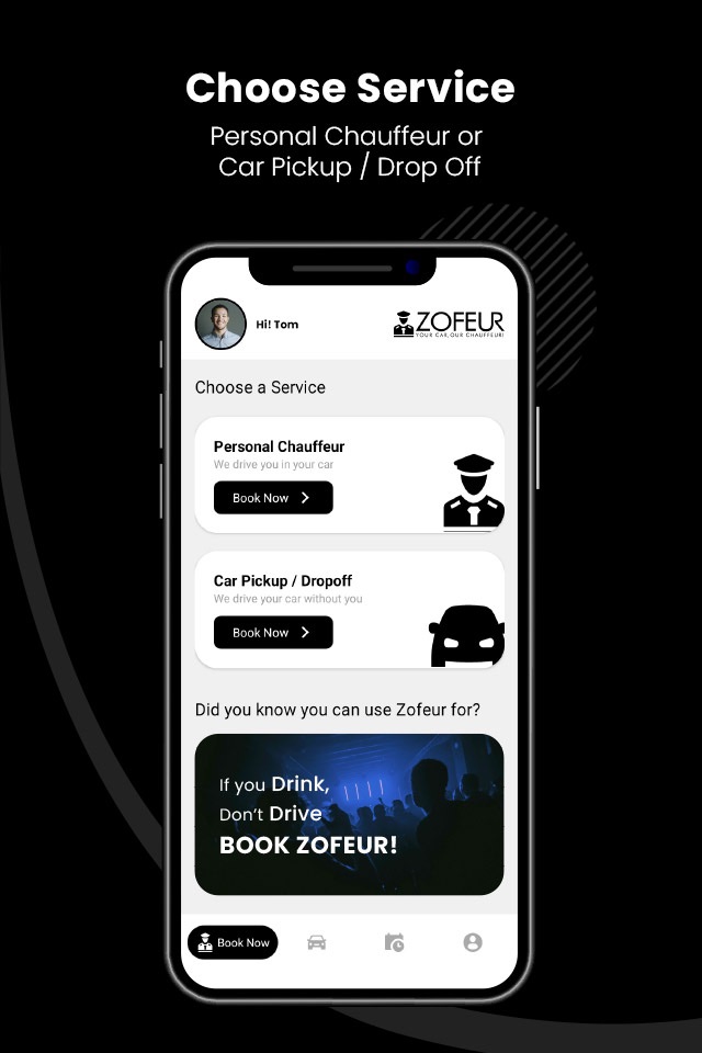 Zofeur - Hire a Safe Driver. screenshot 2