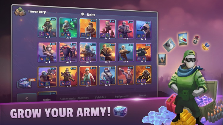 GUNS UP ! Mobile War Strategy