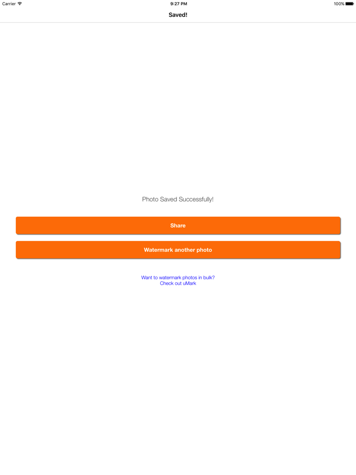 uMark Photo Watermarker Lite