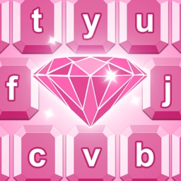 Diamond Keyboard Theme - Fancy Fonts Skins & Emoji