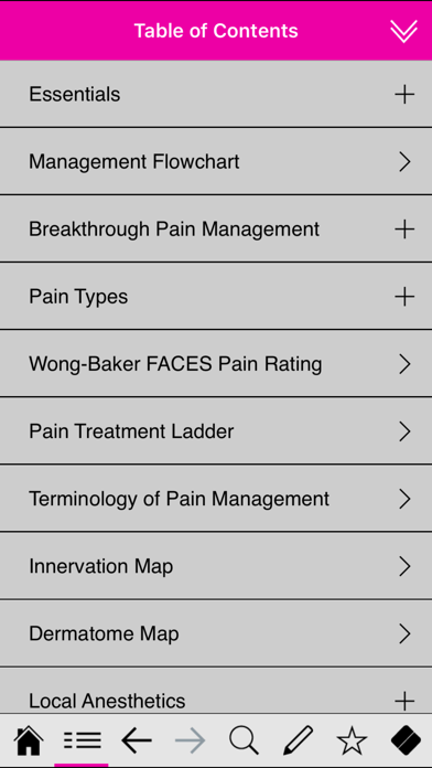Pain Management pocketcards Screenshot 2