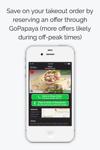 GoPapaya - Eat Out Last-Minute and Save screenshot 2