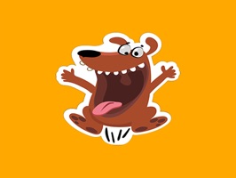 Doggy Dog Tap Pet Stickers for iMessage