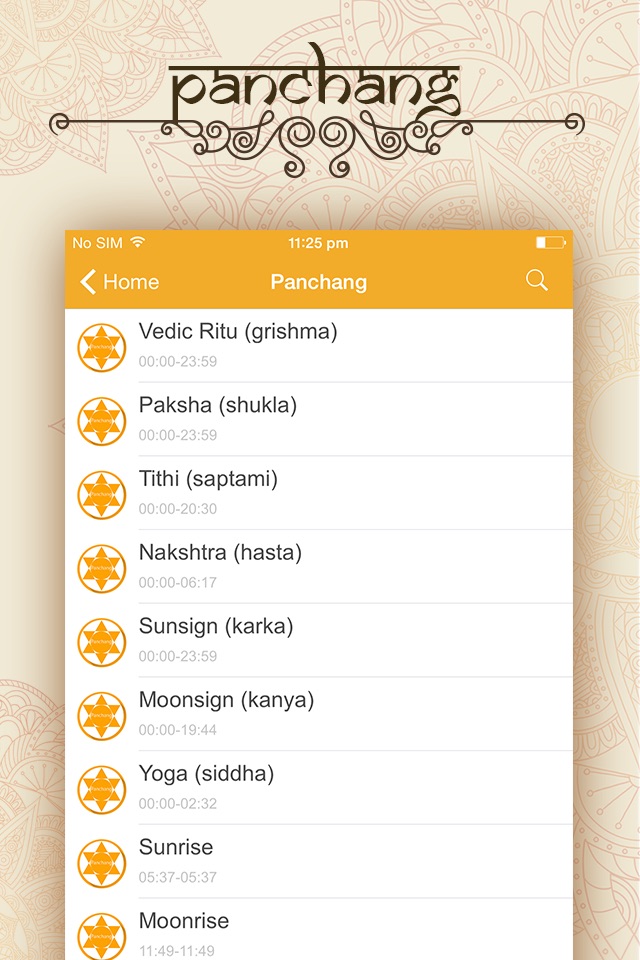 Hindu Calendar. screenshot 2