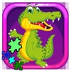Puzzle Crocodile for Toddlers and Kids