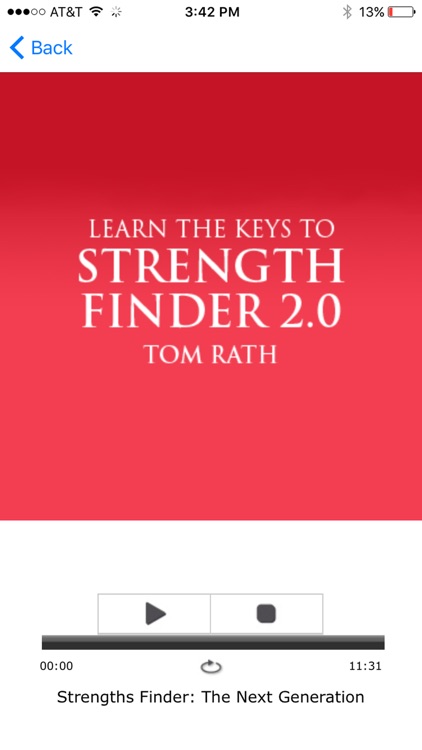 StrengthsFinder 2.0: Tom Rath Meditation Audiobook screenshot-3