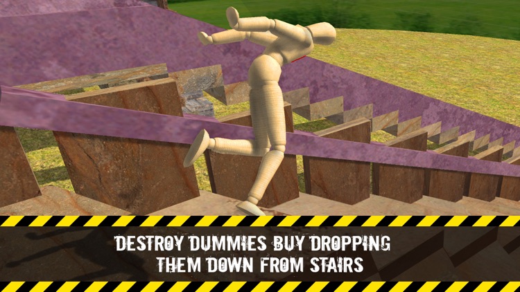 Stair Dummy Crash Test Simulator 3D