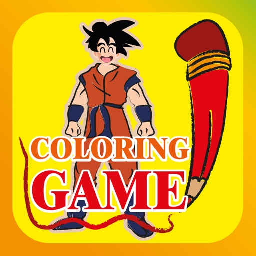 Coloring Game for Goku & Friends (Dragon Ball Z Version) iOS App
